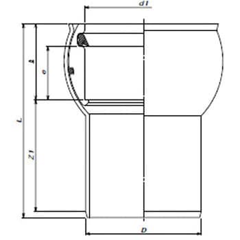 下水継手 ゴム輪受口0度自在曲管 東栄管機 VU継手(排水用) 【通販
