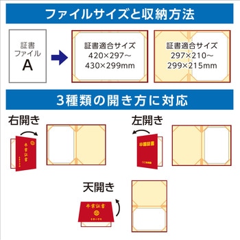 証書ファイル 高級和紙風 アーテック(学校教材・教育玩具)