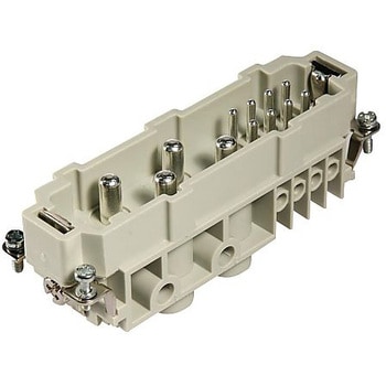 角型 HAN インサート プラグ 12WAY ネジ - ハーティング