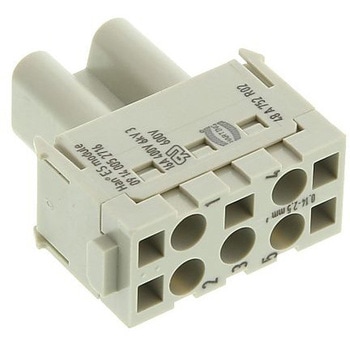 角型 HAN モジュール ソケット 5WAY クランプ - ハーティング