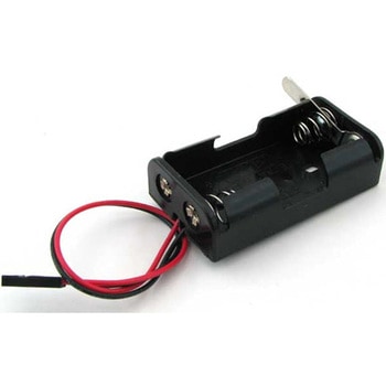 単3×2本用スイッチ付電池ケース QIコネクタ・リード線付 共立電子産業