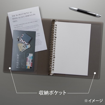 A5 バインダー FOB COOP 20穴 (ワイドタイプ) 日本ノート