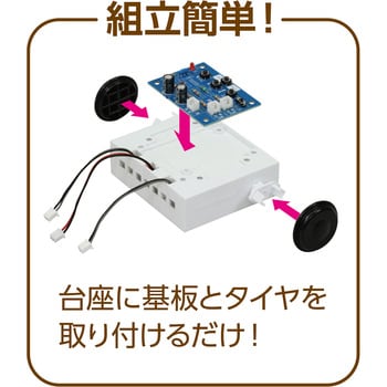 簡単ボタン制御ロボ(基板組立済)