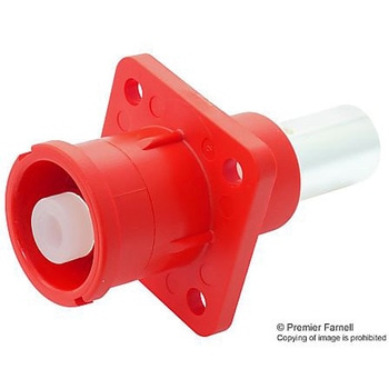 電源 エントリー RCPT 350A 1KV パネル レッド AMPHENOL