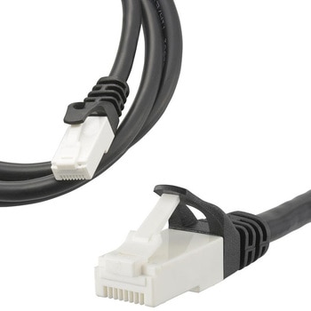 つめが折れないLANケーブル CAT6A オーム電機
