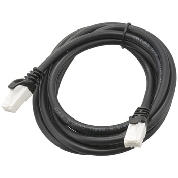 つめが折れないLANケーブル CAT6A オーム電機