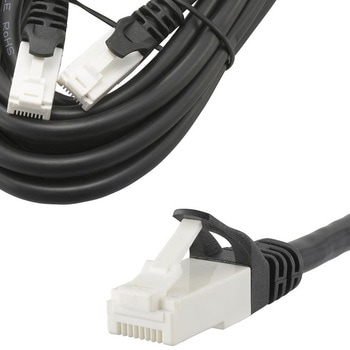 つめが折れないLANケーブル CAT6A オーム電機