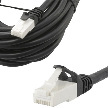 つめが折れないLANケーブル CAT6A オーム電機