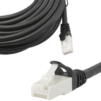つめが折れないLANケーブル CAT6A オーム電機