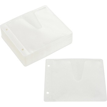 Blu-ray&DVD&CD不織布スリーブ 両面収納タイプ オーム電機