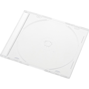 Blu-ray&CD&DVDケース 厚み5mmスリムタイプ 1枚収納 オーム電機