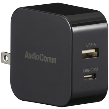 USBチャージャー 65WPD対応USB-C+USB-A オーム電機