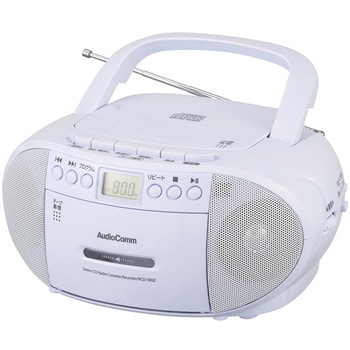 CDラジオカセットレコーダー オーム電機