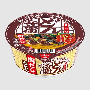 日清のあっさりおだしがおいしいどん兵衛 4種の具材が入った肉