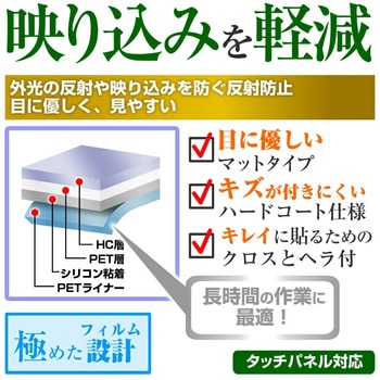 クッションケース 黒 と 富士通 FMV LIFEBOOK UH シリーズ WU4/H1 14インチ 液晶保護フィルム 2点セット メディアフューチャー