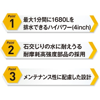 エンジンポンプ(土砂水用) トラッシュポンプシリーズ 工進