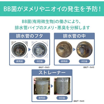 排水管のヌメリ取り エコメイト(ECOMATE)