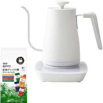 EKG-C801(W)+351334 �d�C�P�g�� ���x�ݒ�@�\�t�� YAMAZEN(�R�P) �z���C�g�F 53228150