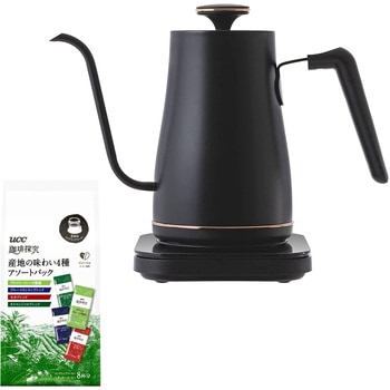 EGL-C1281(BB)+351334 �d�C�P�g�� ���x�ݒ�@�\�t�� YAMAZEN(�R�P) �e��800mL �u���b�N&�u�����Y�F 53228177