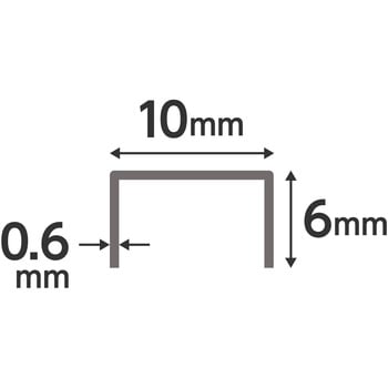 ステープル J線 モノタロウ
