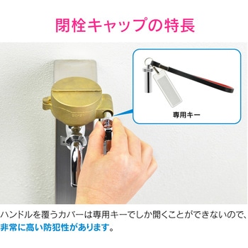 ガオナ 蛇口ロック いたずら防止 (後付け 工具不要 専用カギ) GAONA(ガオナ)