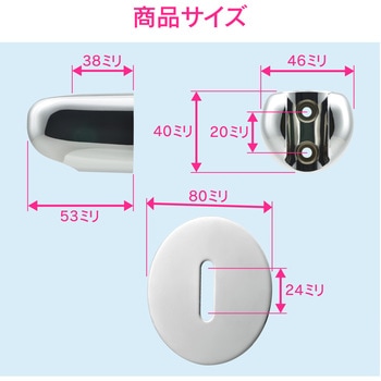 これカモ シャワーフック 汚れ隠しプレート付き GAONA(ガオナ)