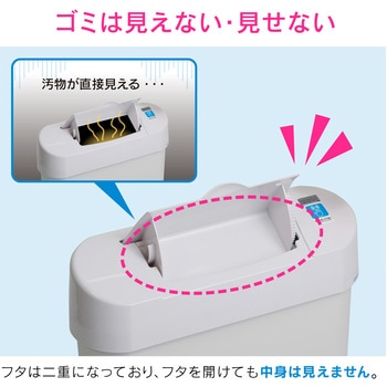 ガオナ ノンタッチサニタリーボックス 自動開閉 (消臭 衛生的 直接触れない) - GAONA(ガオナ)
