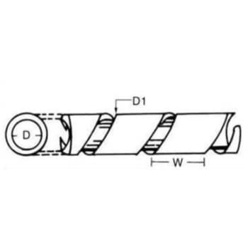 12-W-5 スパイラルチューブ 1本(5m) モノタロウ 【通販サイトMonotaRO】