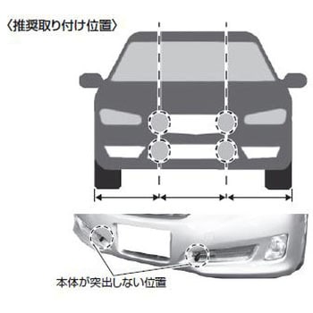 鹿避け笛 自動車用 モノタロウ 1セット 2個 通販モノタロウ 53285339