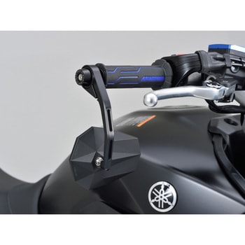 15140 バーエンドミラーSTEALTHーX6 BK 1個 DAYTONA(デイトナ