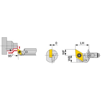 高圧クーラント対応スクリューオン式ヘッド QR12-SDLCL-CHP タンガロイ