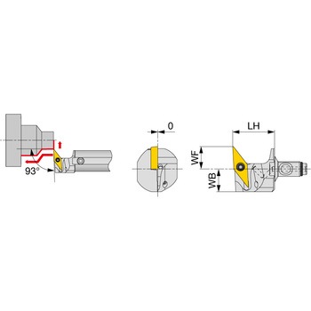 高圧クーラント対応スクリューオン式ヘッド QR12-SVUBL-CHP タンガロイ