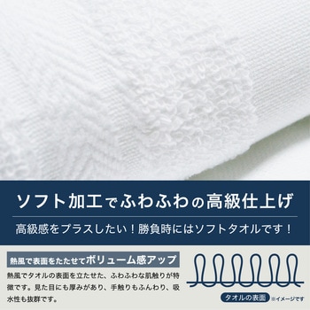 国産白ソフトタオル 200匁(のし：御挨拶)【名入れなし】 レスタス
