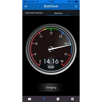 バッテリーチェッカー BLUETOOTH4.0 - KIJIMA(キジマ)