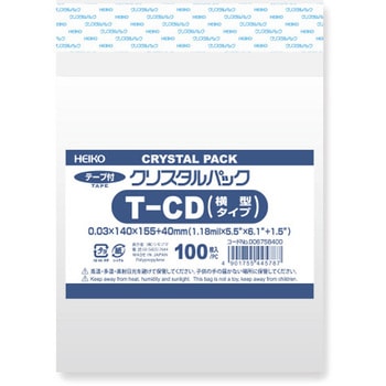 OPP袋 クリスタルパック T(テープ付き) HEIKO
