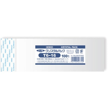 OPP袋 クリスタルパック T(テープ付き) HEIKO