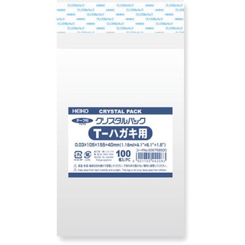 OPP袋 クリスタルパック T(テープ付き) HEIKO