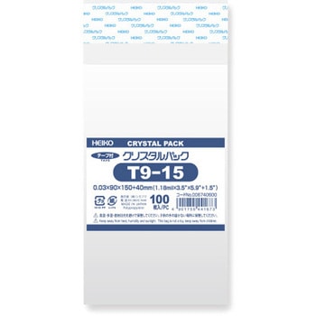 OPP袋 クリスタルパック T(テープ付き) HEIKO