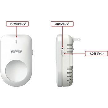 WEM-1266WP 無線LAN中継機 11ac/n/a/g/b 866+400Mbps 1本 BUFFALO