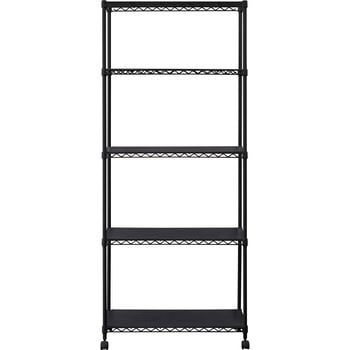 カラー メタルラック (R) ウッドボード付き 幅75cm Φ19mm アイリスオーヤマ