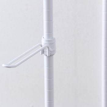 カラー メタルラック (R) ワードローブ 2段タイプ 幅75cm Φ19mm アイリスオーヤマ