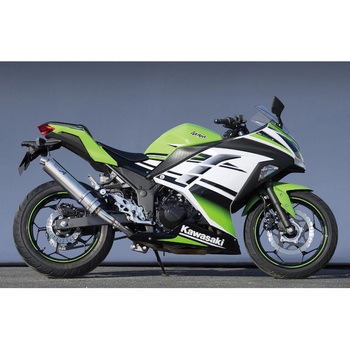 13’～ Ninja250 SUS SLIP-ON チタン JMCAプレート付き ヤマモトレーシング