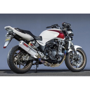 14’～ CB1300SF TI4-2-1 DOWN TYPE-SA 触媒付き JMCAプレート付き - ヤマモトレーシング