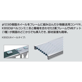 KBSD 【コンベアスペック選択オーダーサービス】樹脂製ホイール
