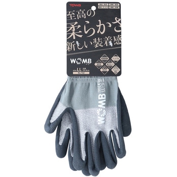 天然ゴム背抜き手袋 WOMB-MF2 トワロン(TOWA/東和コーポレーション)