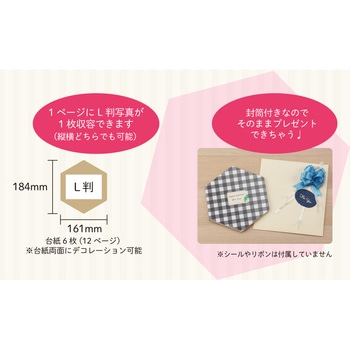 スクラップアルバム ハニカム セキセイ