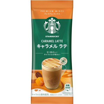 12434473 スターバックスプレミアム ミックス キャラメル ラテ 4P 1ケース(4パック×24箱) ネスレ 【通販モノタロウ】