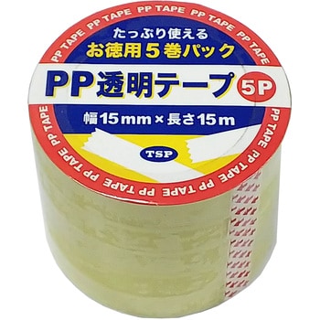 PP透明テープ15×15 サンフレイムジャパン OPPテープ(透明テープ) 【通販モノタロウ】 OP-15S