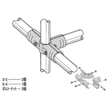 イレクター Φ32メタルジョイント 矢崎化工
