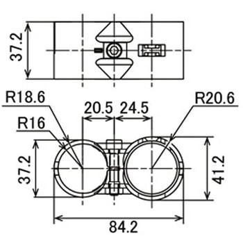 イレクター Φ32メタルジョイント NI 矢崎化工